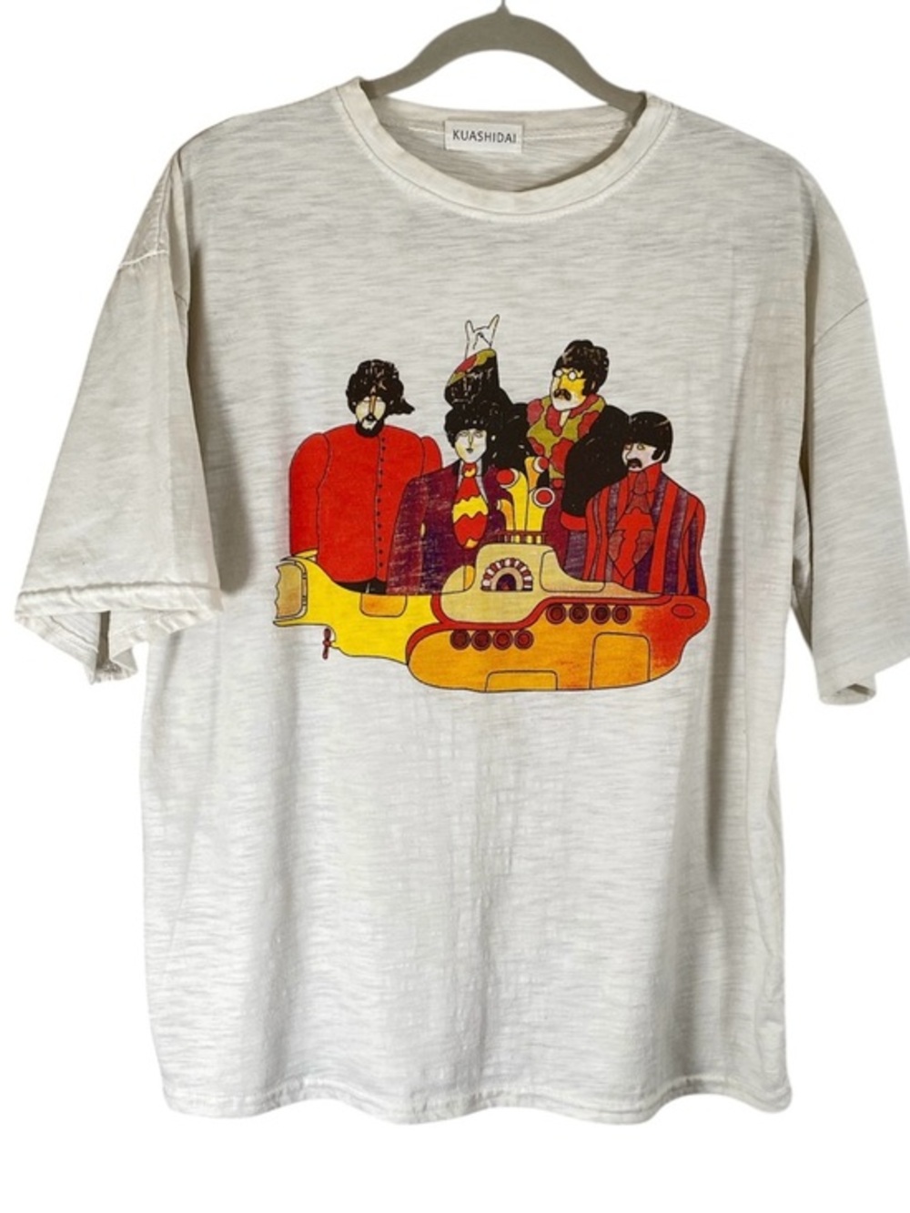 KUASHIDAI The Beatles Yellow Submarine T-Shirt OS (L/XL)